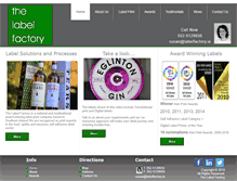 Tablet Screenshot of labelfactory.ie